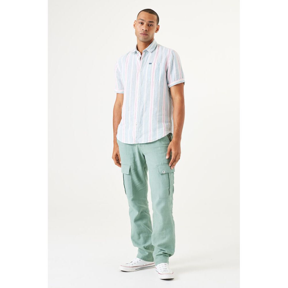 Garcia - Short Sleeve Shirt in Multi Stripe