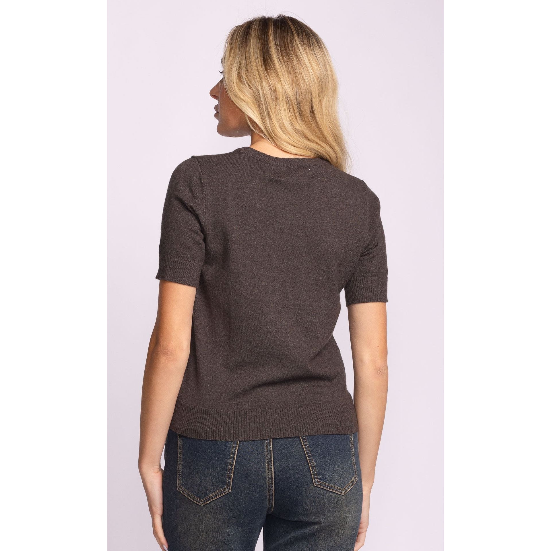 Pink Martini - Remo Sweater in Dark Grey