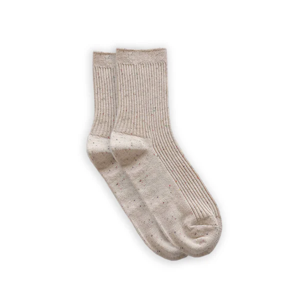 Unified - Confetti Socks in Biscuit
