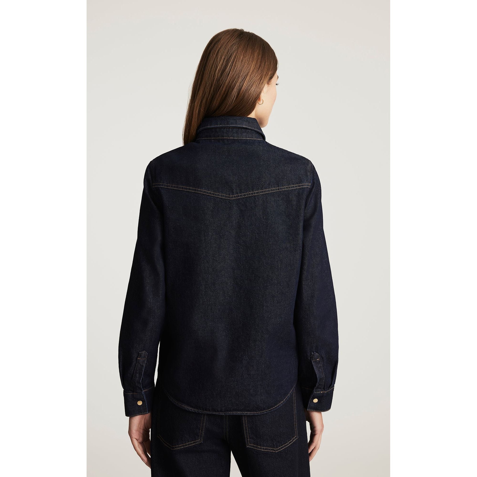 Mavi - Angela Denim Shirt in Rinse Classic Denim