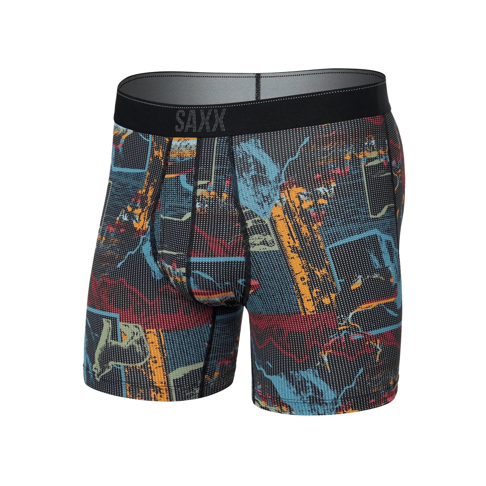 SAXX - Quest Boxer Brief in Light And Shadow-Multi LAS