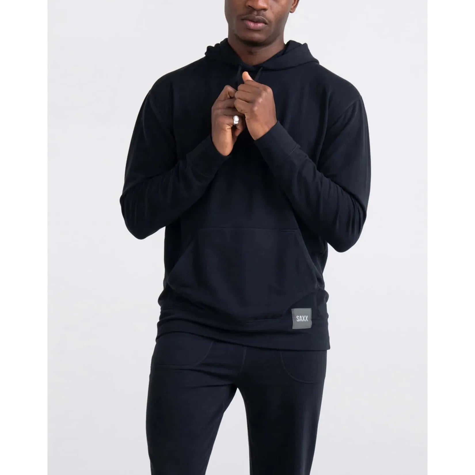 SAXX - 3Six Five Lounge Hoodie in BLK