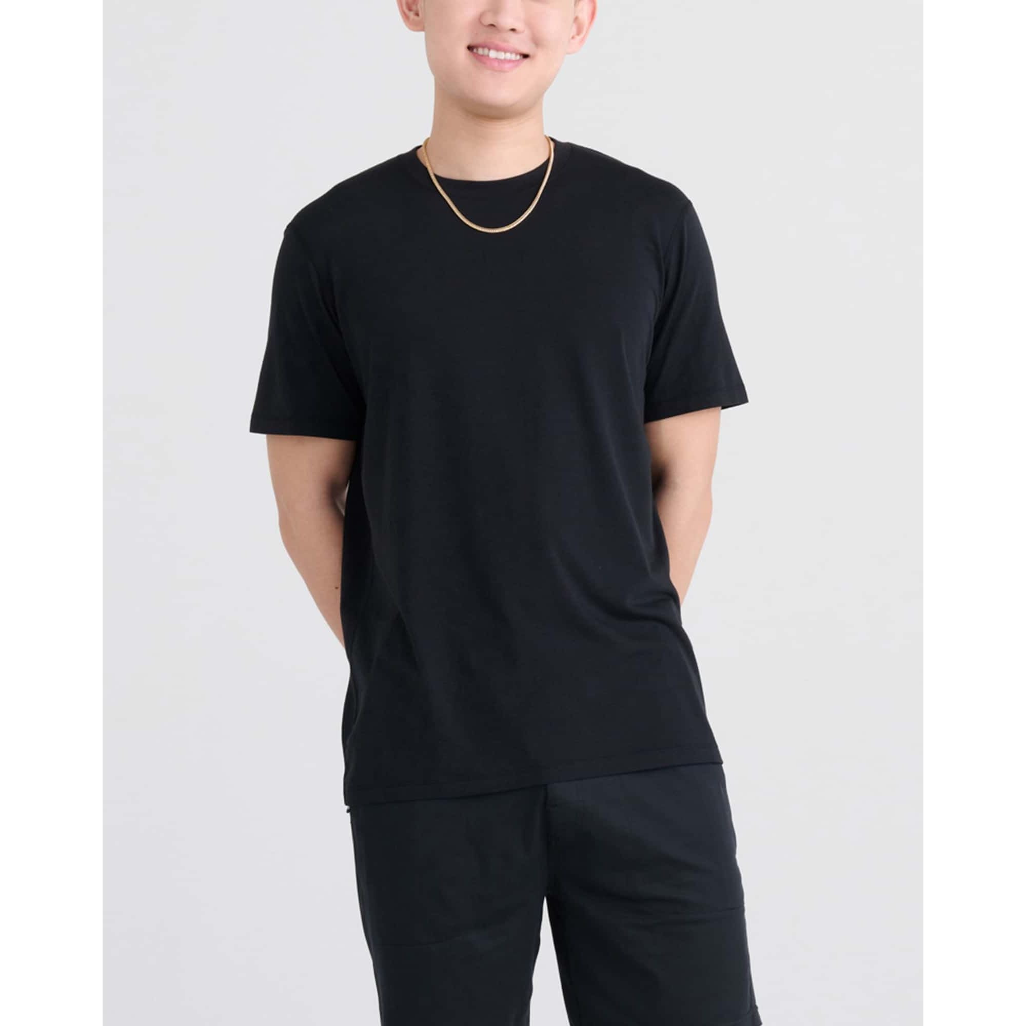 SAXX - DropTemp® Cooling Cotton Tee in BLK