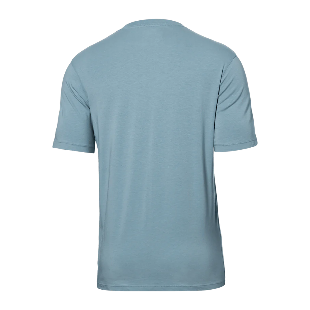 SAXX - DropTemp Cooling Short Sleeve Crew in Clay Blue