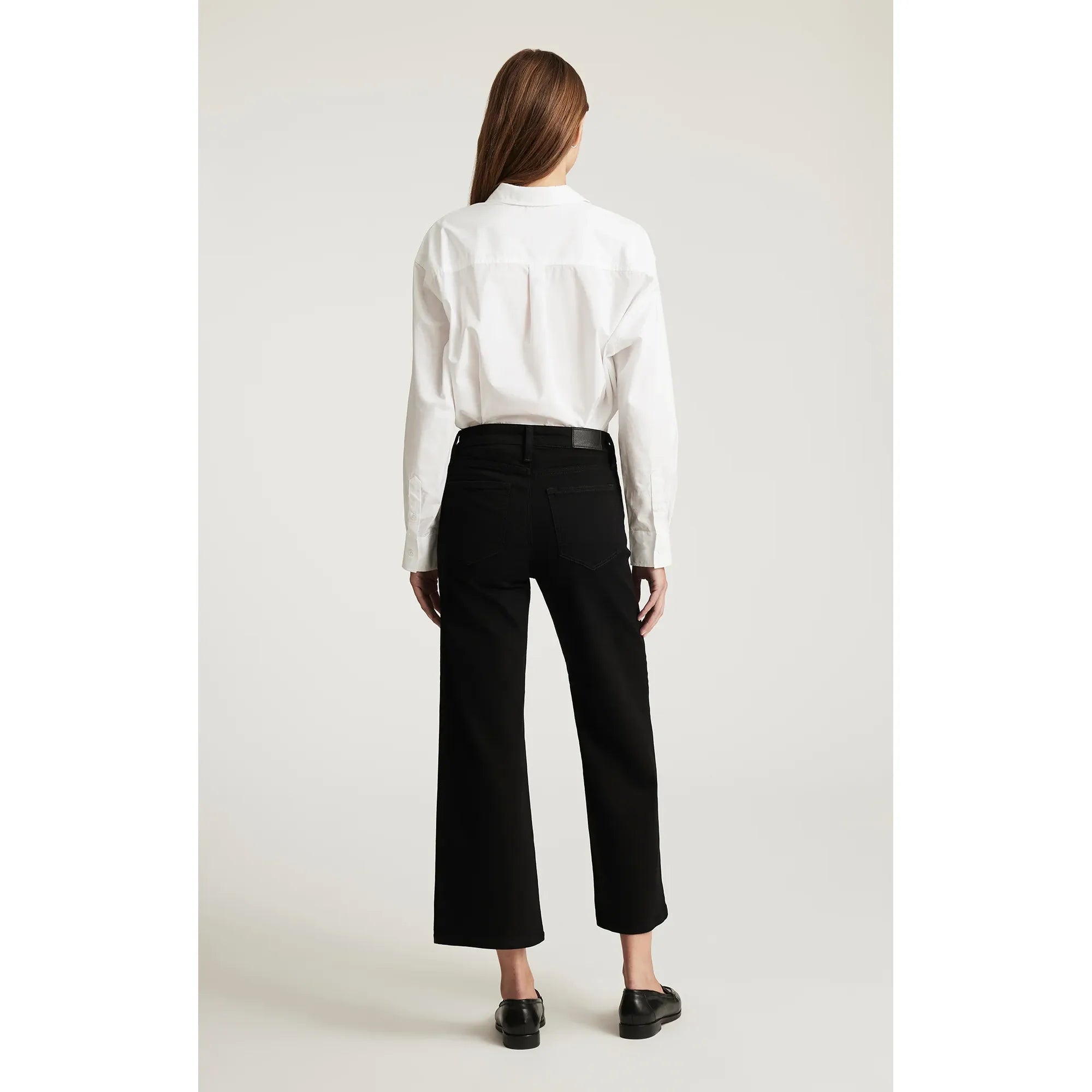 Mavi - Paloma Marine Wide Leg in Rinse Black Flex Blue