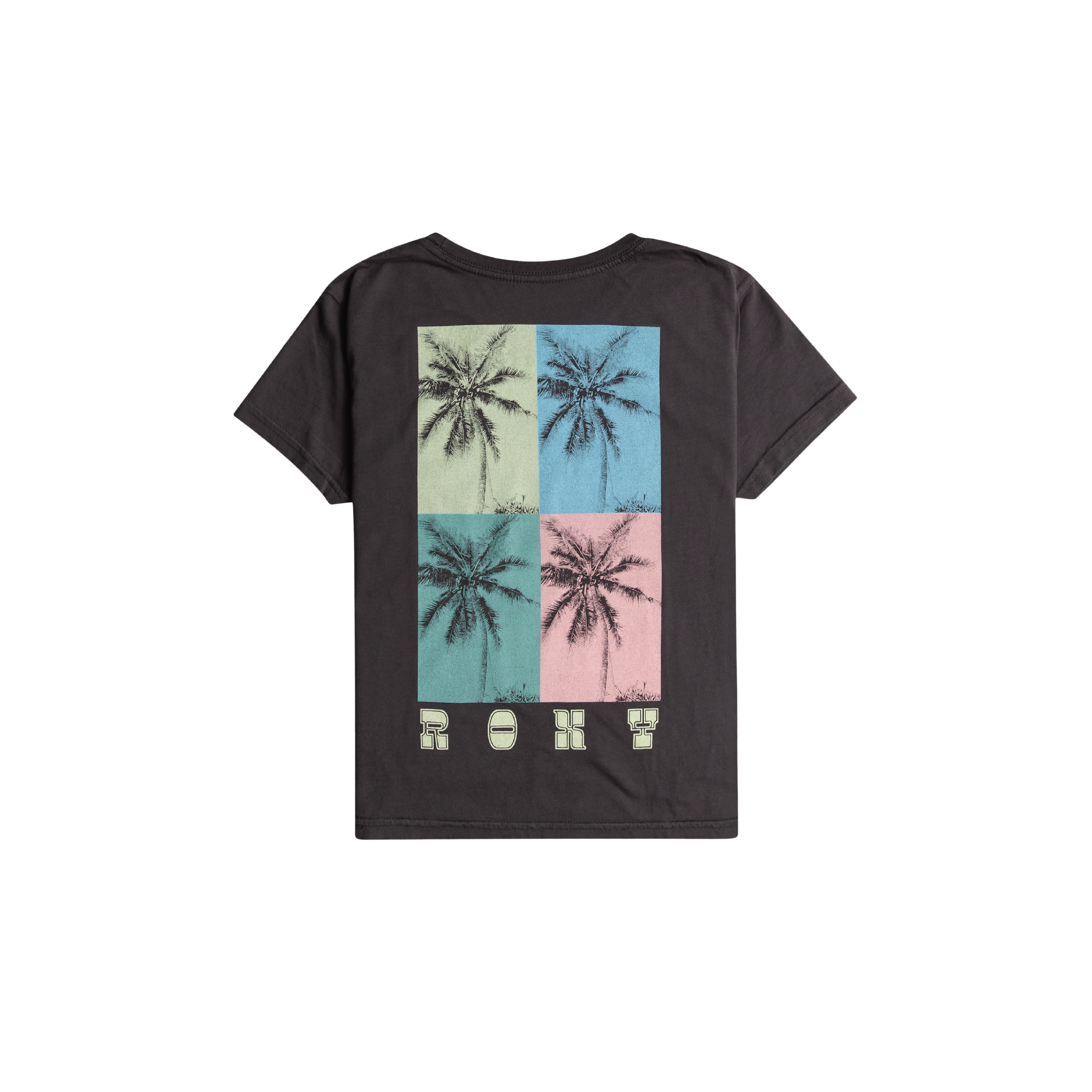 Roxy - Girls Polaroid Crop T-Shirt in Phantom