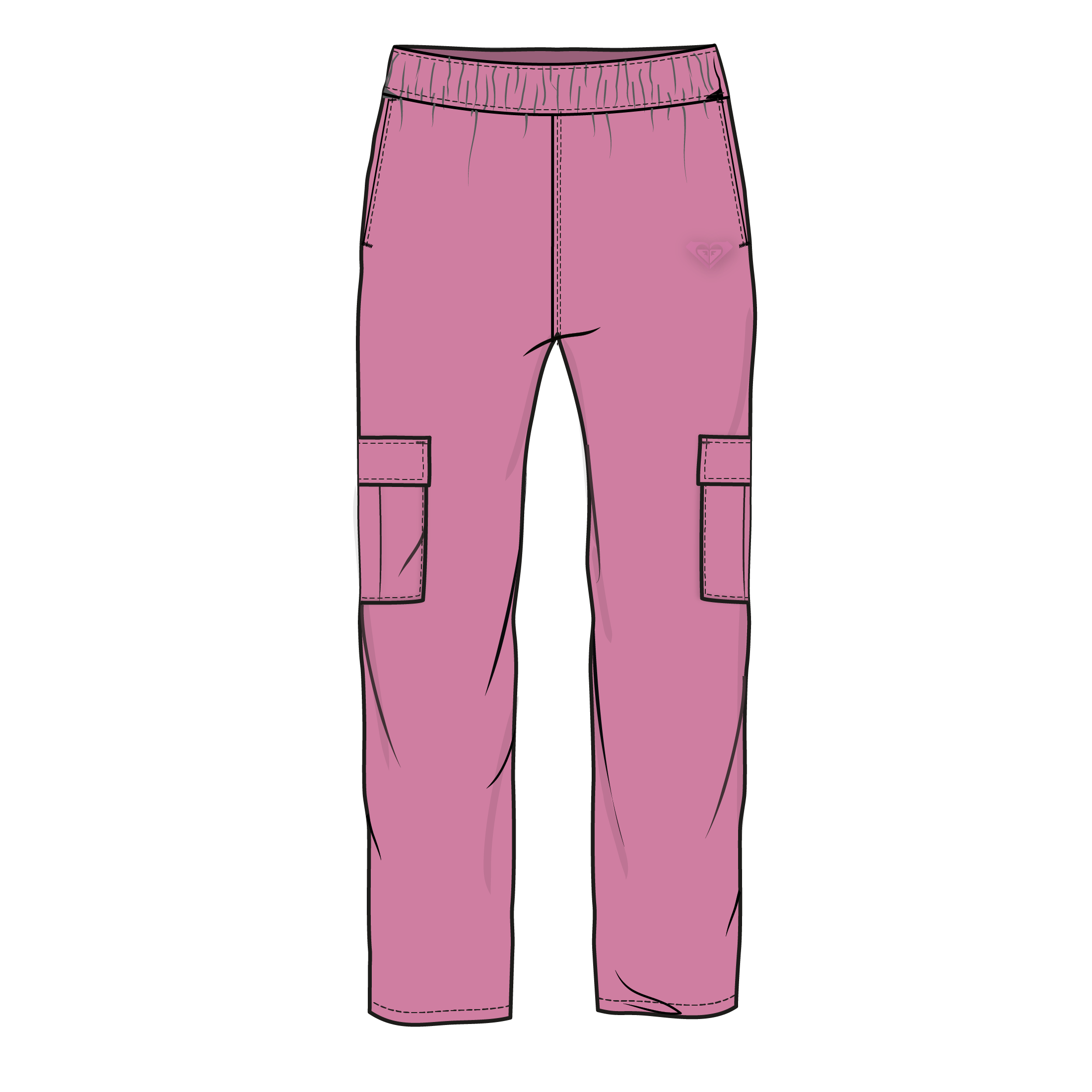 Roxy - Girls Hike Pant in Mauve Orchid