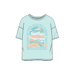 Billabong - Girls In The Waves Oversized T-Shirt in Mint