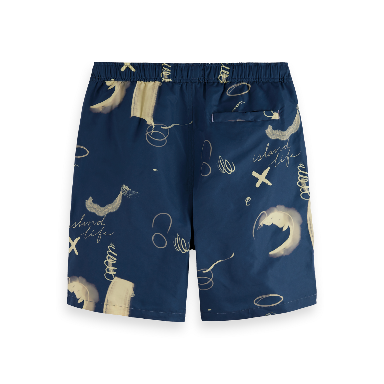 Scotch & Soda - Printed Swimshorts in Atlantic Blue
