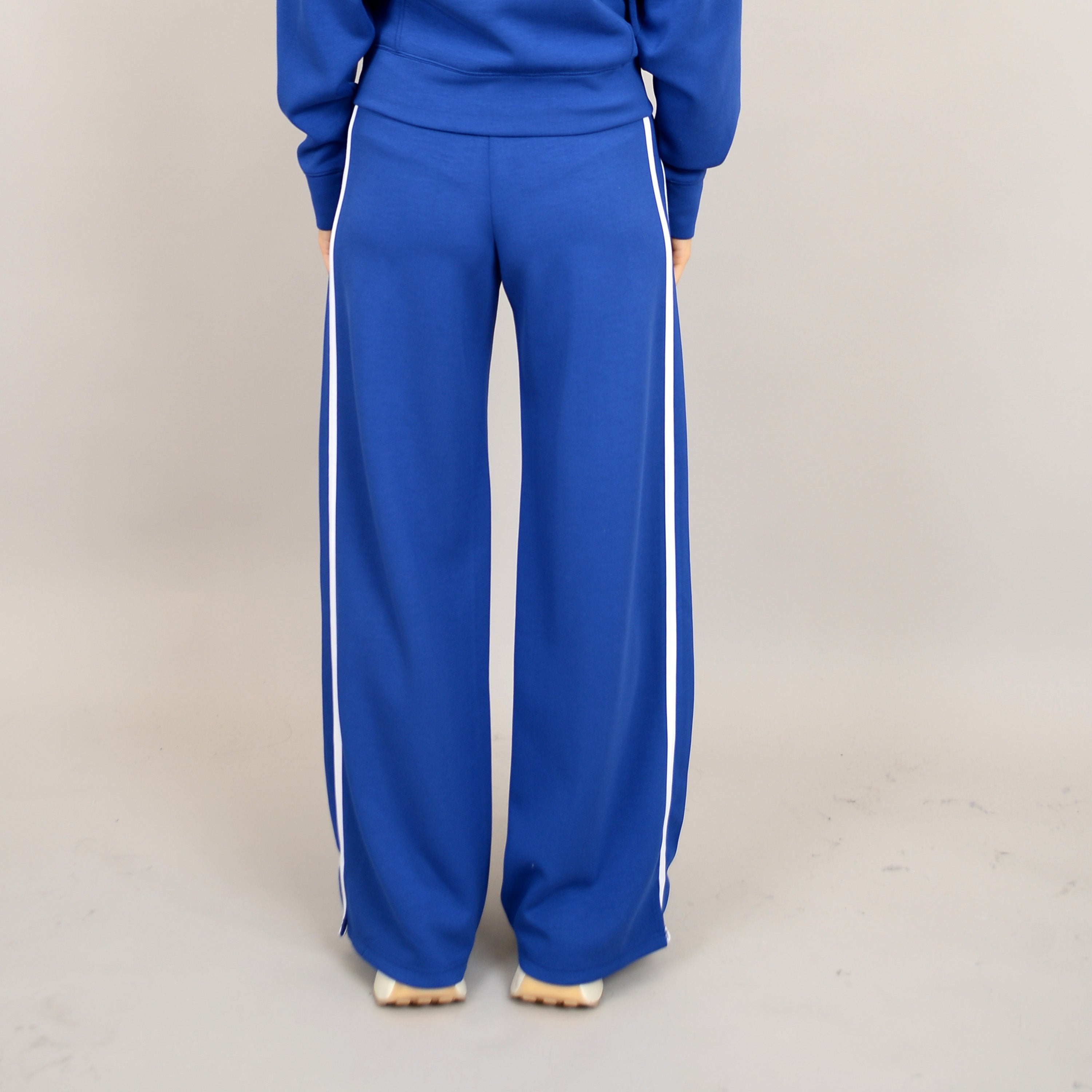 RD Style - Valencia Soft Knit Pull On Pant in Bluebell/White