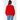 Dex - Crewneck Textured Cardigan in Red Melange