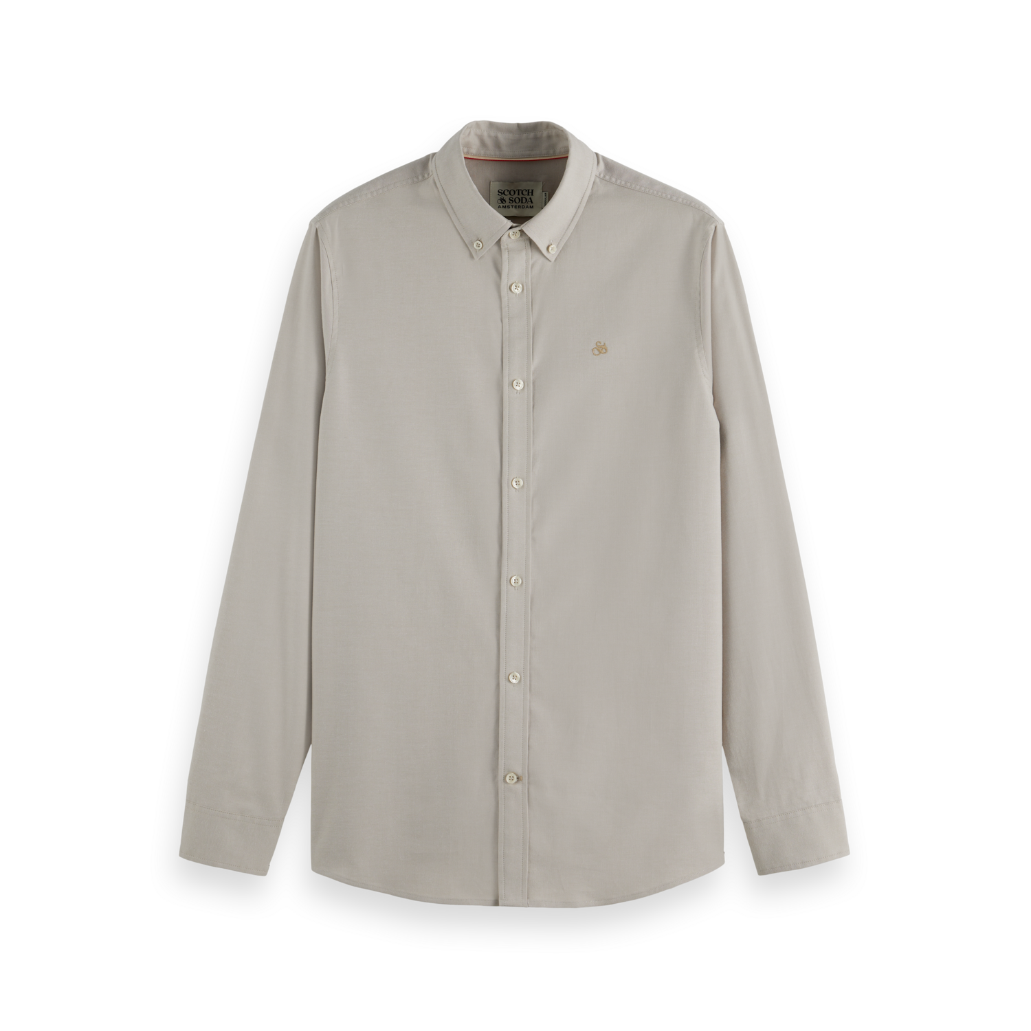 Scotch & Soda - Regular Fit Oxford Shirt in Plaza Taupe