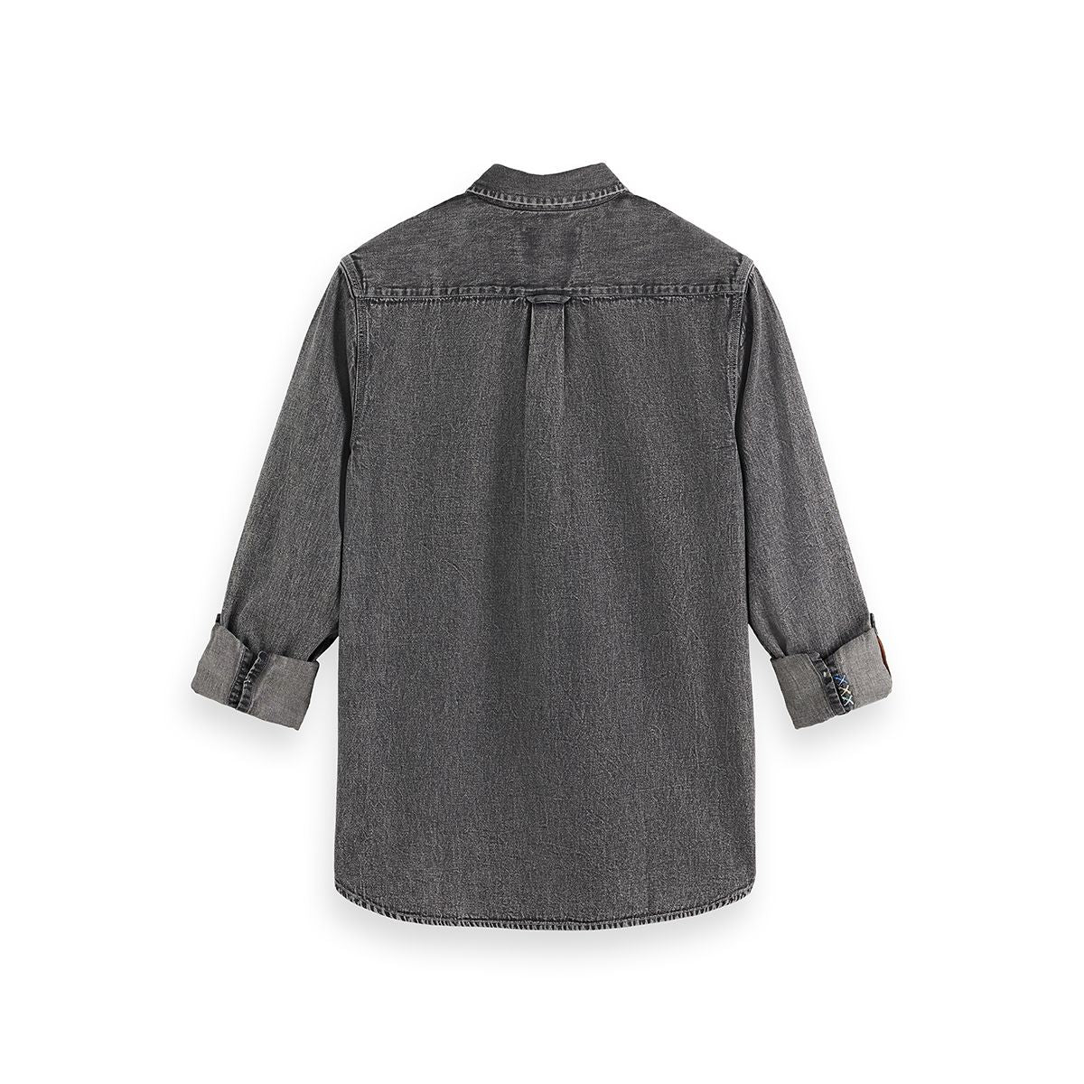 Scotch & Soda - Long Sleeve Denim Shirt in Black Spark