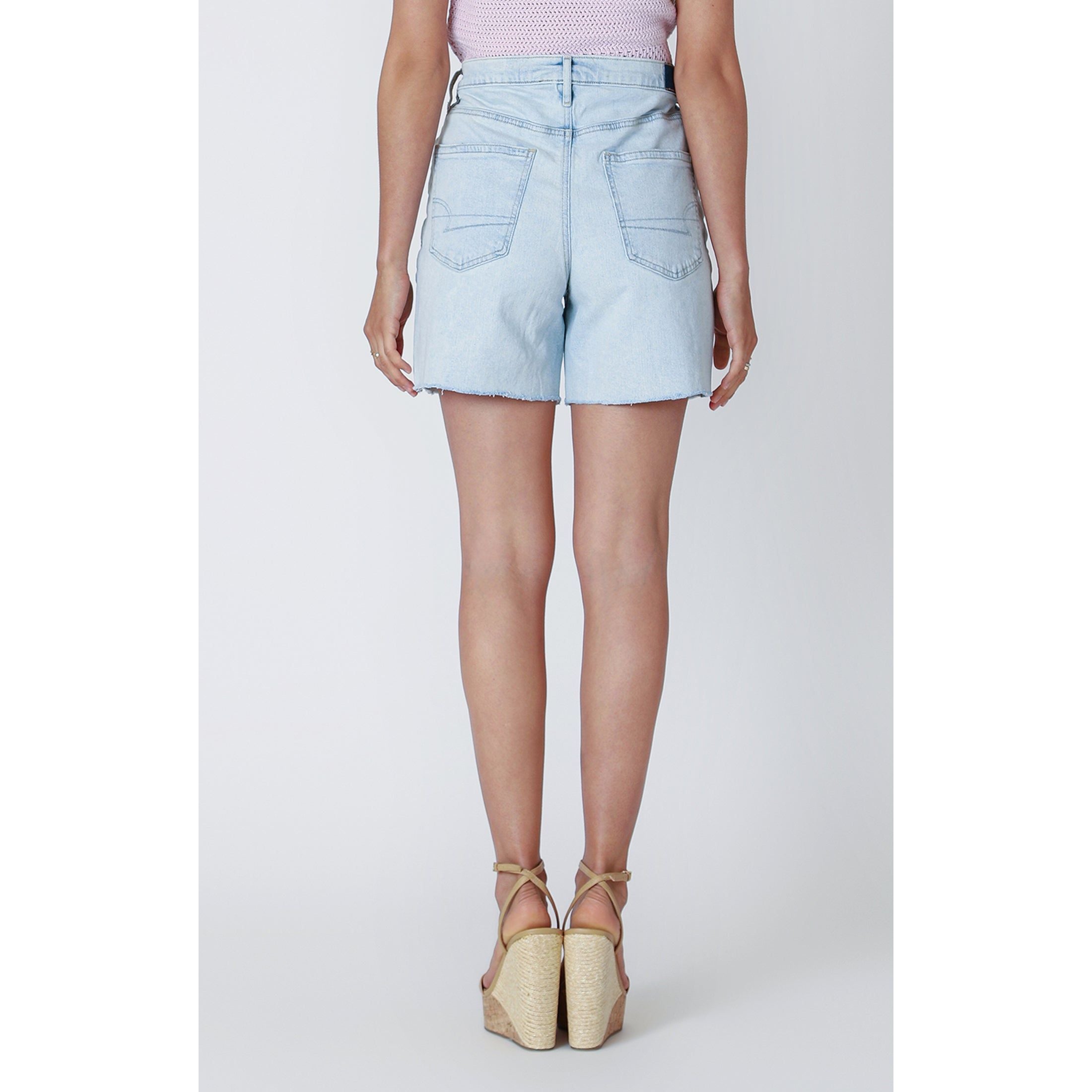 Dex -  Denim Shorts in Light Blue