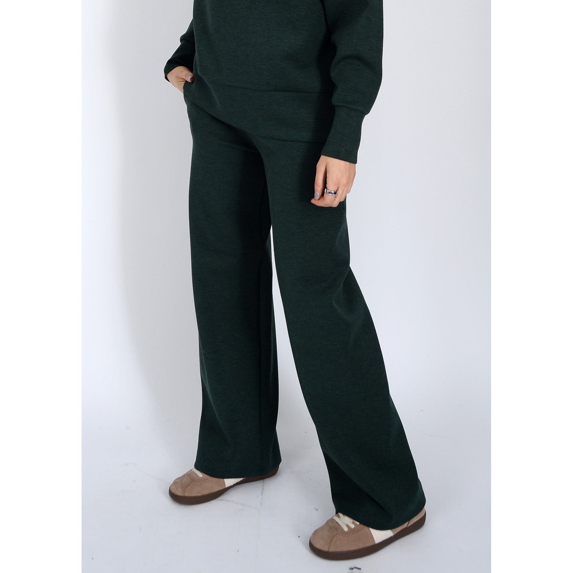 RD Style - Victoria Soft Knit Pant in Pine Melange