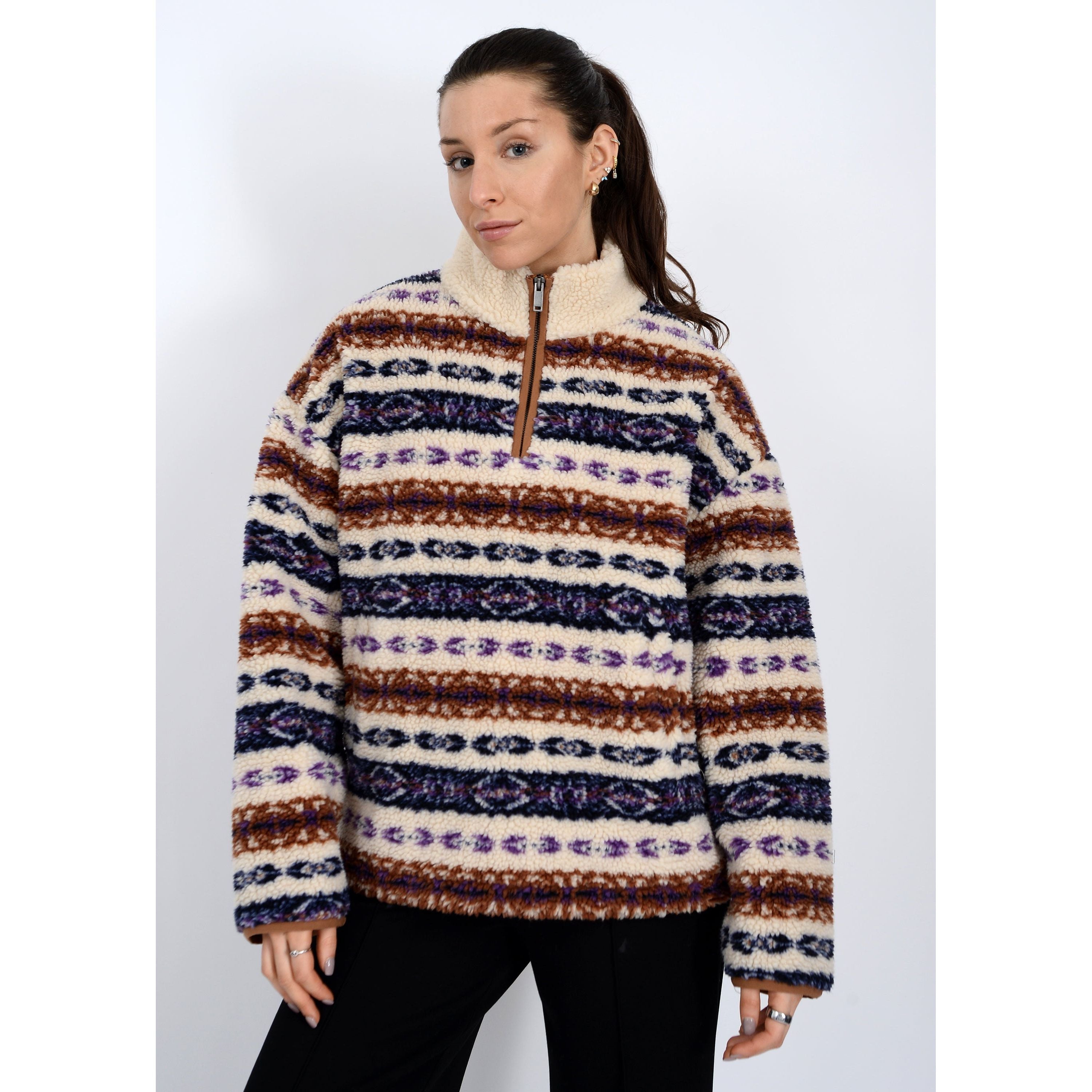 RD Style - Alpine Fleece Jacket in Tobacco