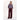 24 Colours - Vertical Stripe Sweater in Bordeaux