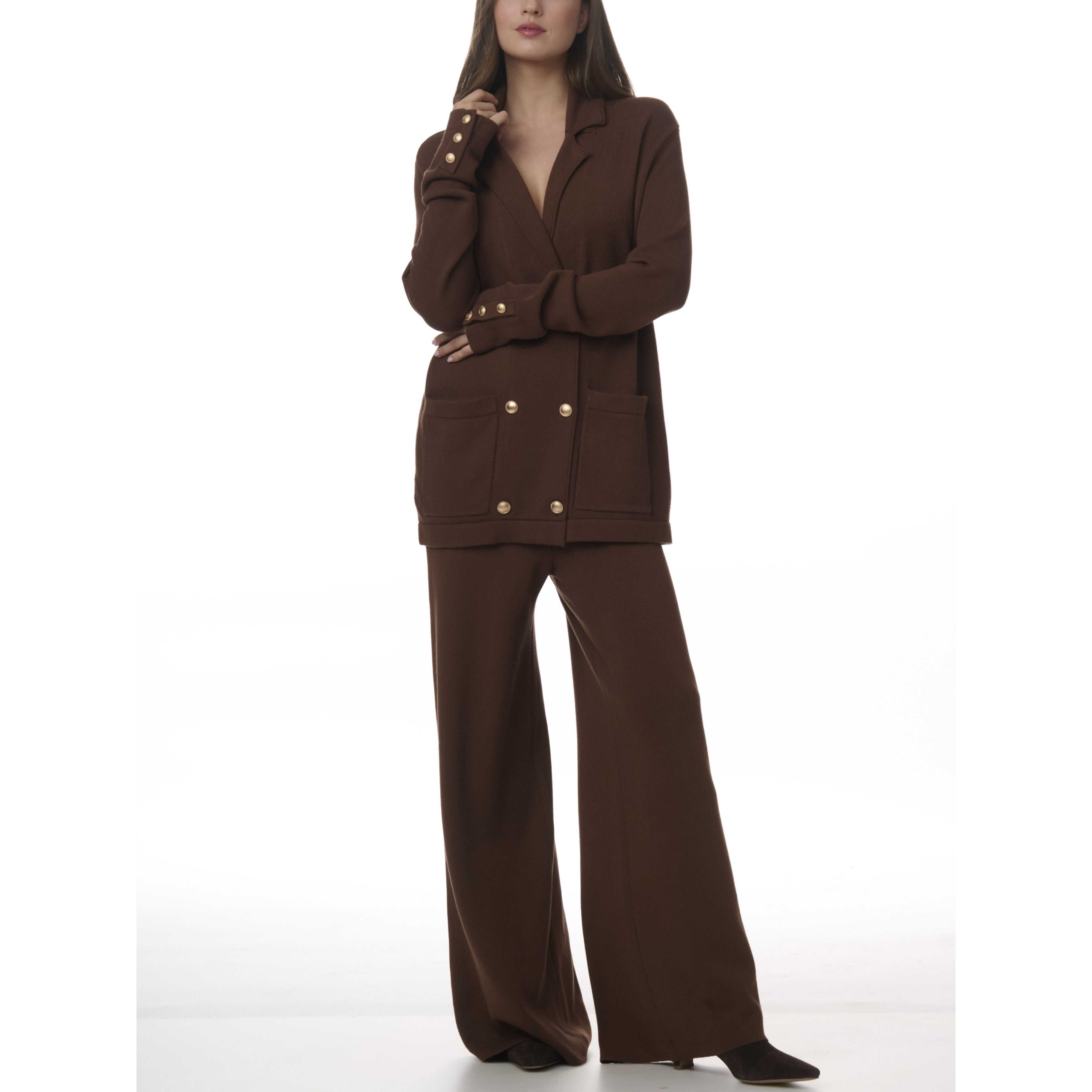 Splendid - Hannah Sweater Pant in Soft Chocolate