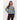 24 Colours - Striped Cardigan in Soft Blue/Oatmeal