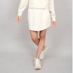 RD Style -Santia Soft Knit Skirt in Creamery