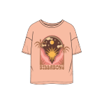 Billabong - Girls Into The Night Oversized T-Shirt in Soft Peach