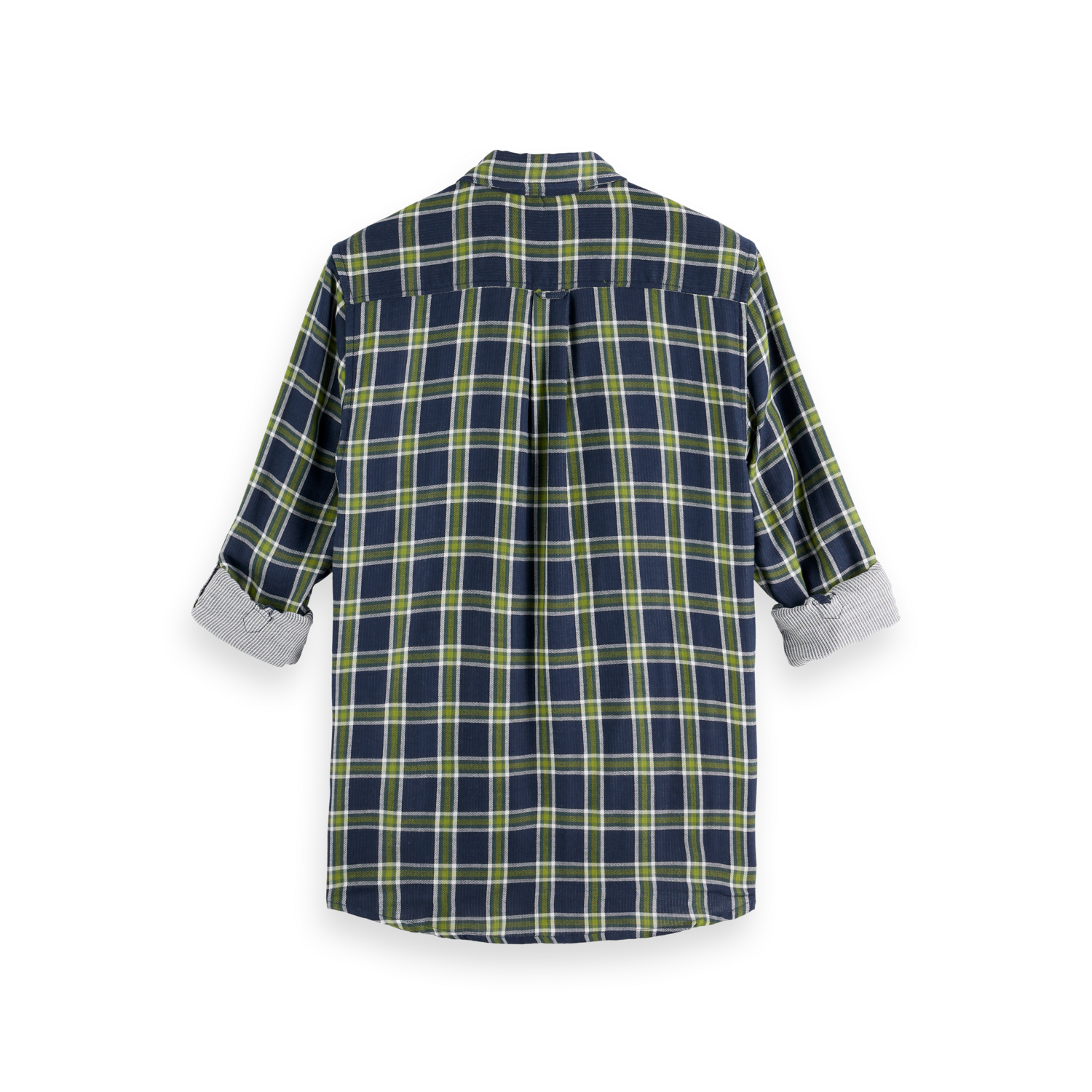 Scotch & Soda - Double Face Check Shirt in Sky Captain Check