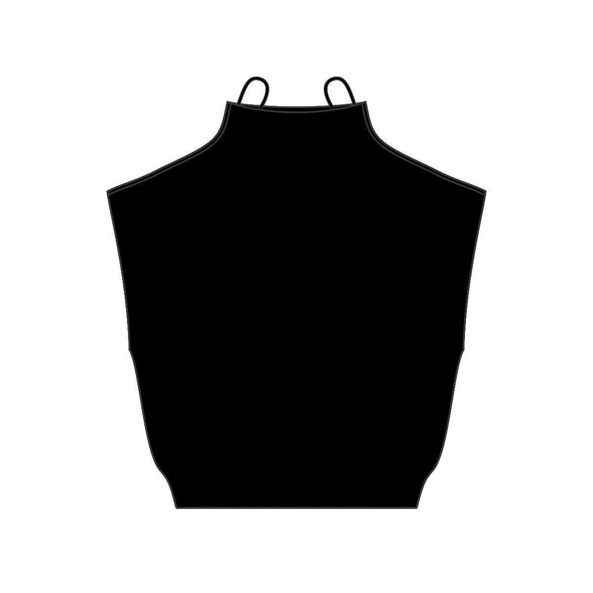 RD Style - Selby Sweater Vest in Black