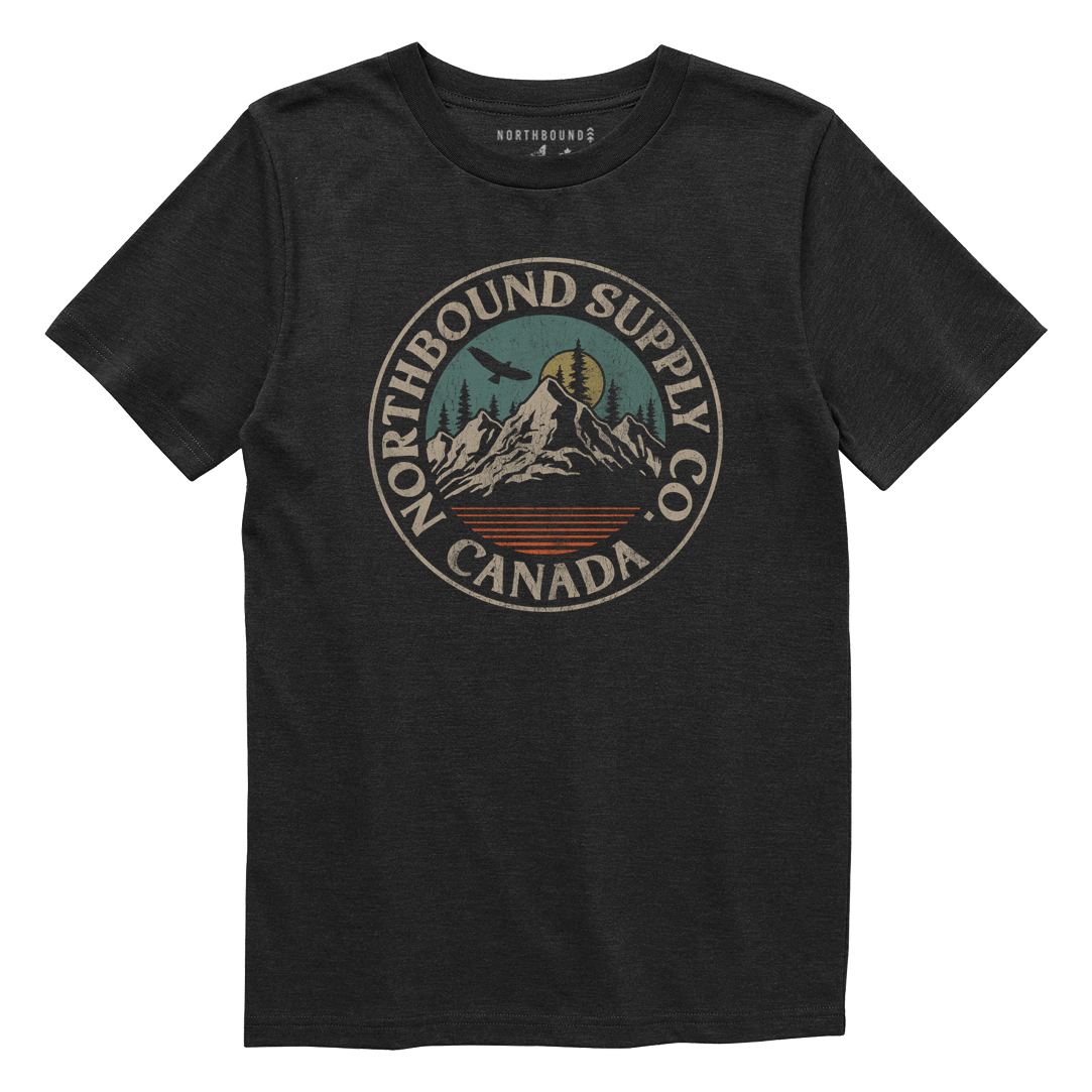 Northbound Kids - Rockies T-Shirt in Black