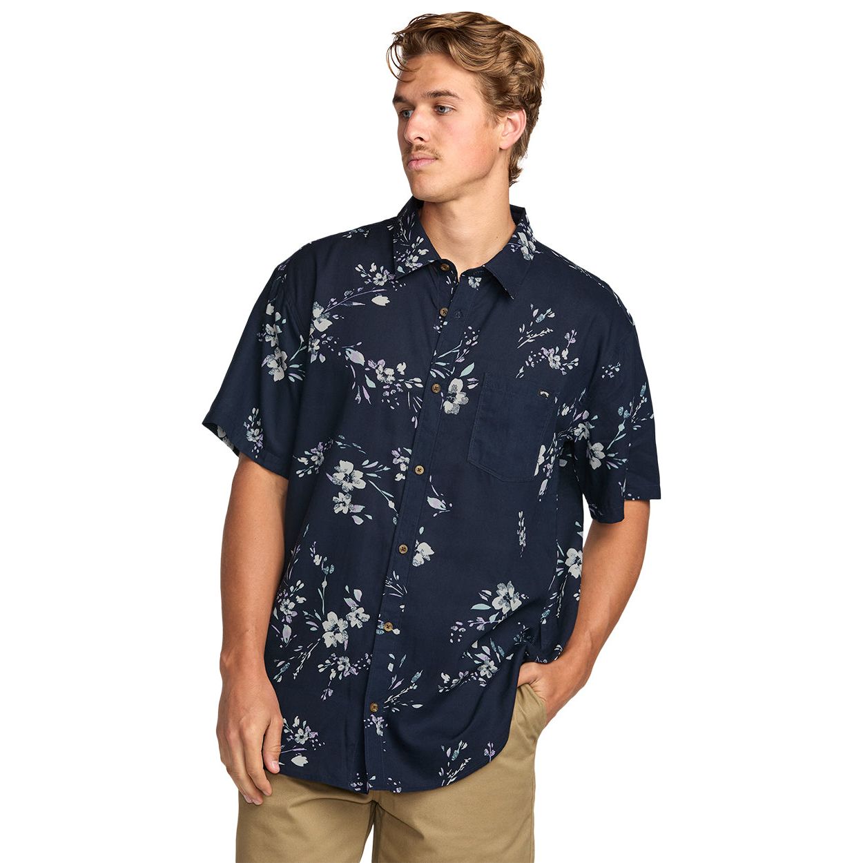 Billabong - Sundays Short Sleeve Shirt in Dark Navy