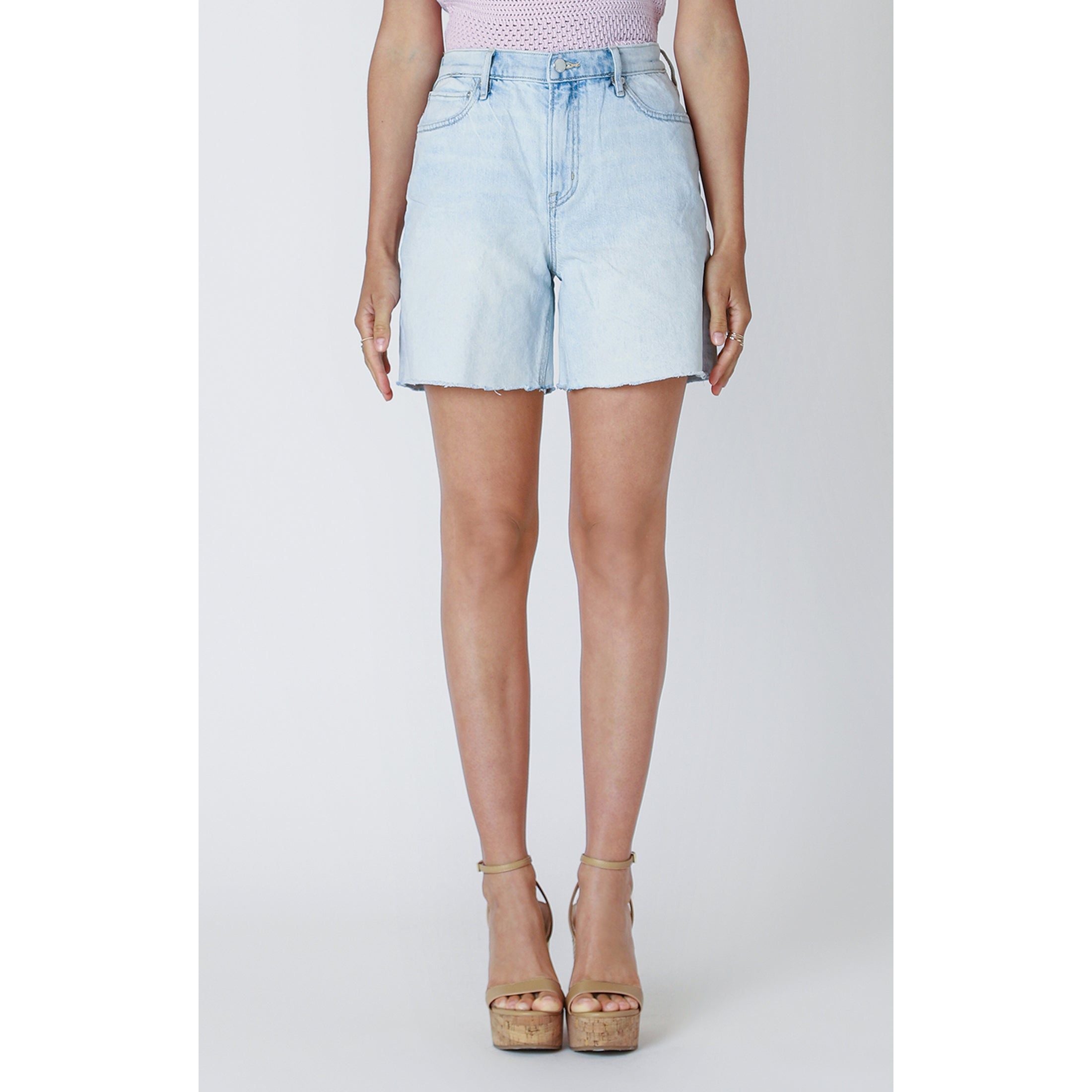 Dex -  Denim Shorts in Light Blue