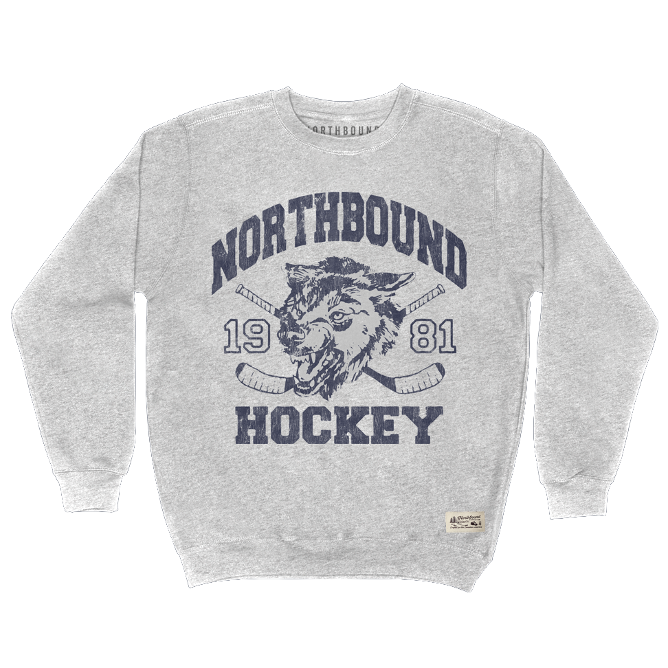 Northbound - 1981 Hockey Sweatshirt in Heather Grey