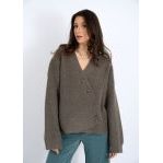 RD Style - Eglantine Sweater in Mushroom Melange