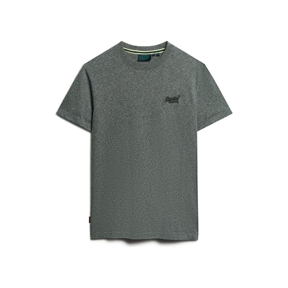 Super Dry - Essential Logo T-Shirt in Asphalt Grit