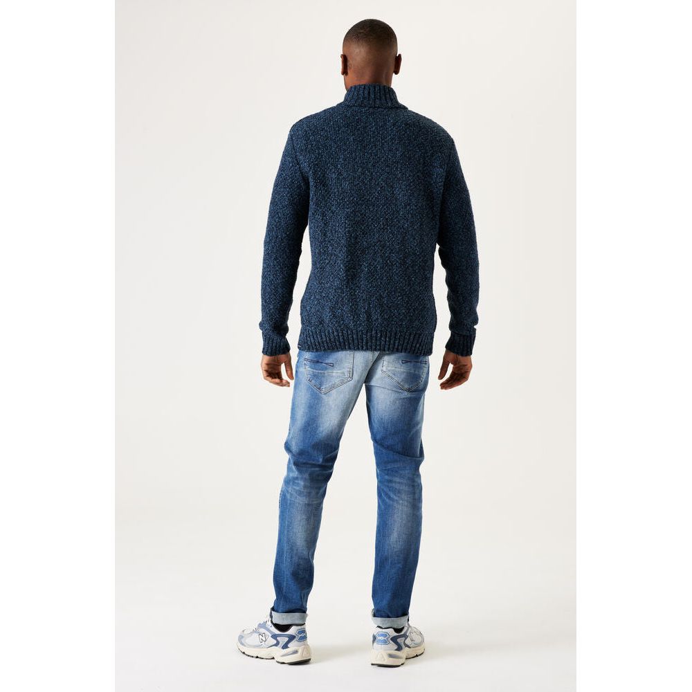 Garcia - Cable 1/2 Zip Sweater in Deep Ink