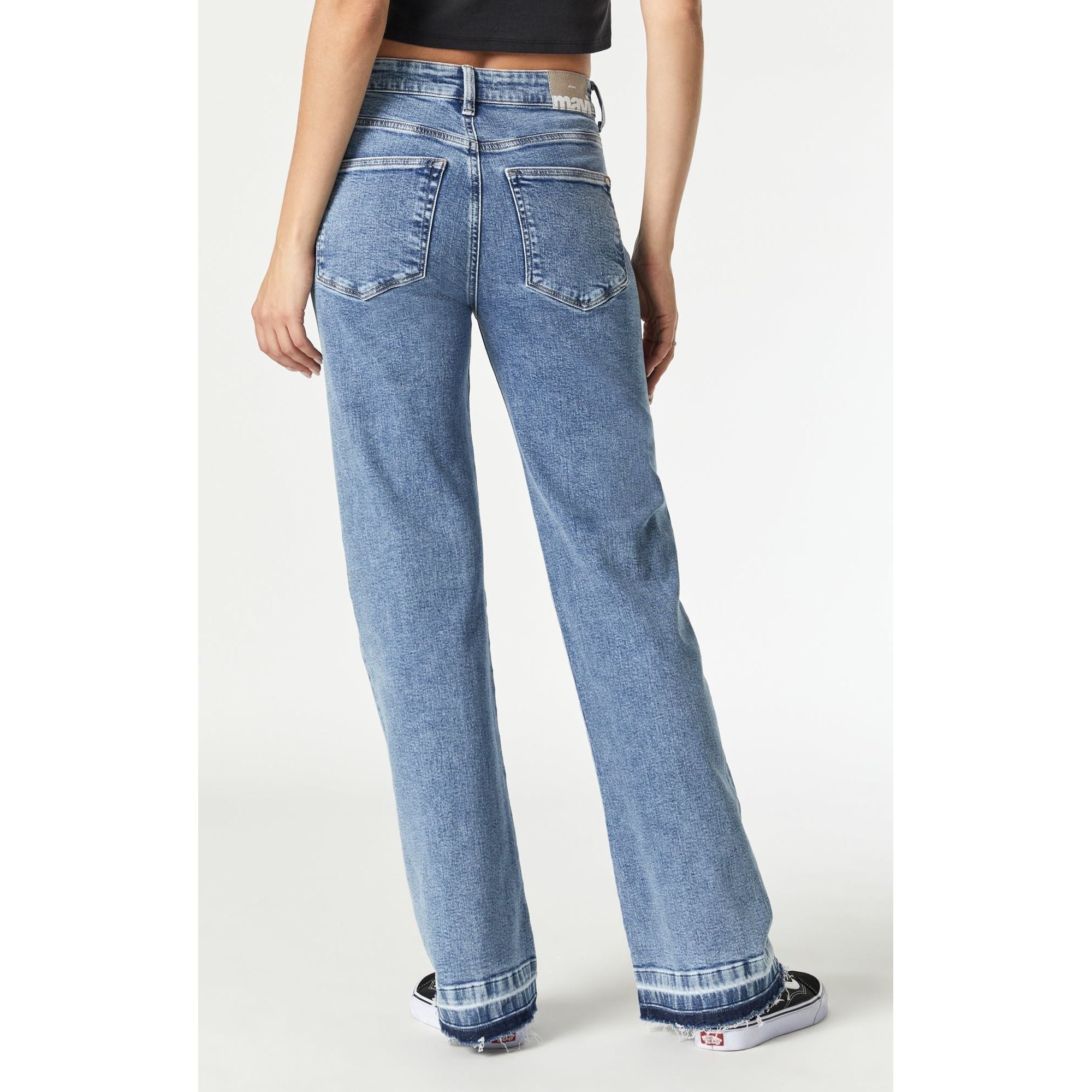 Mavi - Victoria Wide Leg Jeans in Light Recycle Blue-SQ4283480