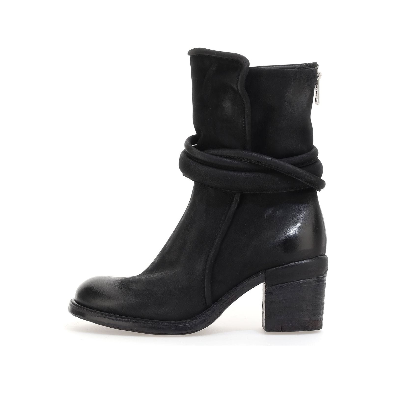 AS98 - Mid Calf Boot in Nero-SQ9721993