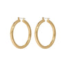 LUV AJ - Amalfi Tube Hoops in Gold