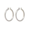 LUV AJ - Amalfi Tube Hoops in Silver