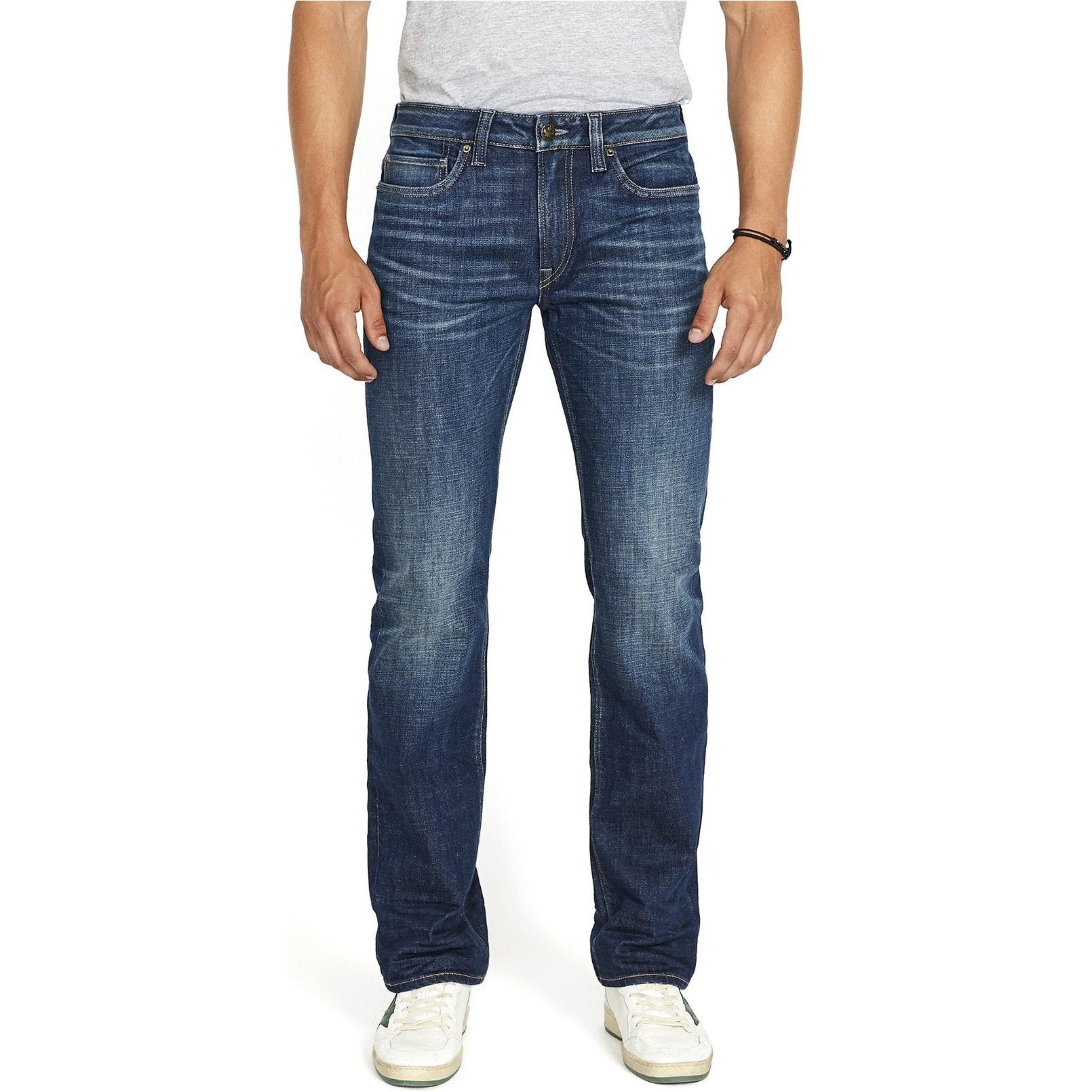 Buffalo - Driven Relaxed Straight in Sanded Indigo - BM22640-SQ8626575