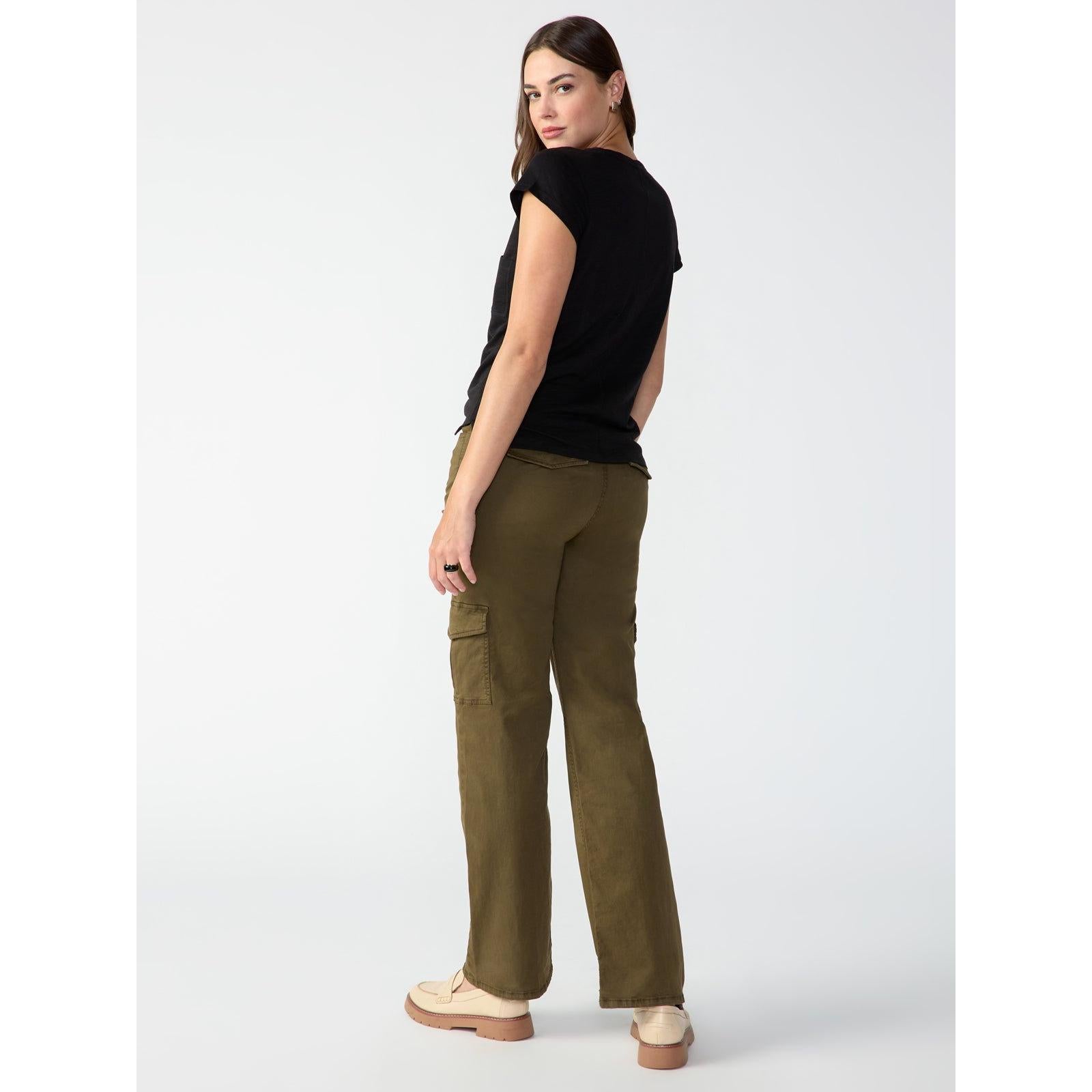 Sanctuary - Flashback Cargo High Rise Pant in  Canteen-SQ4049416