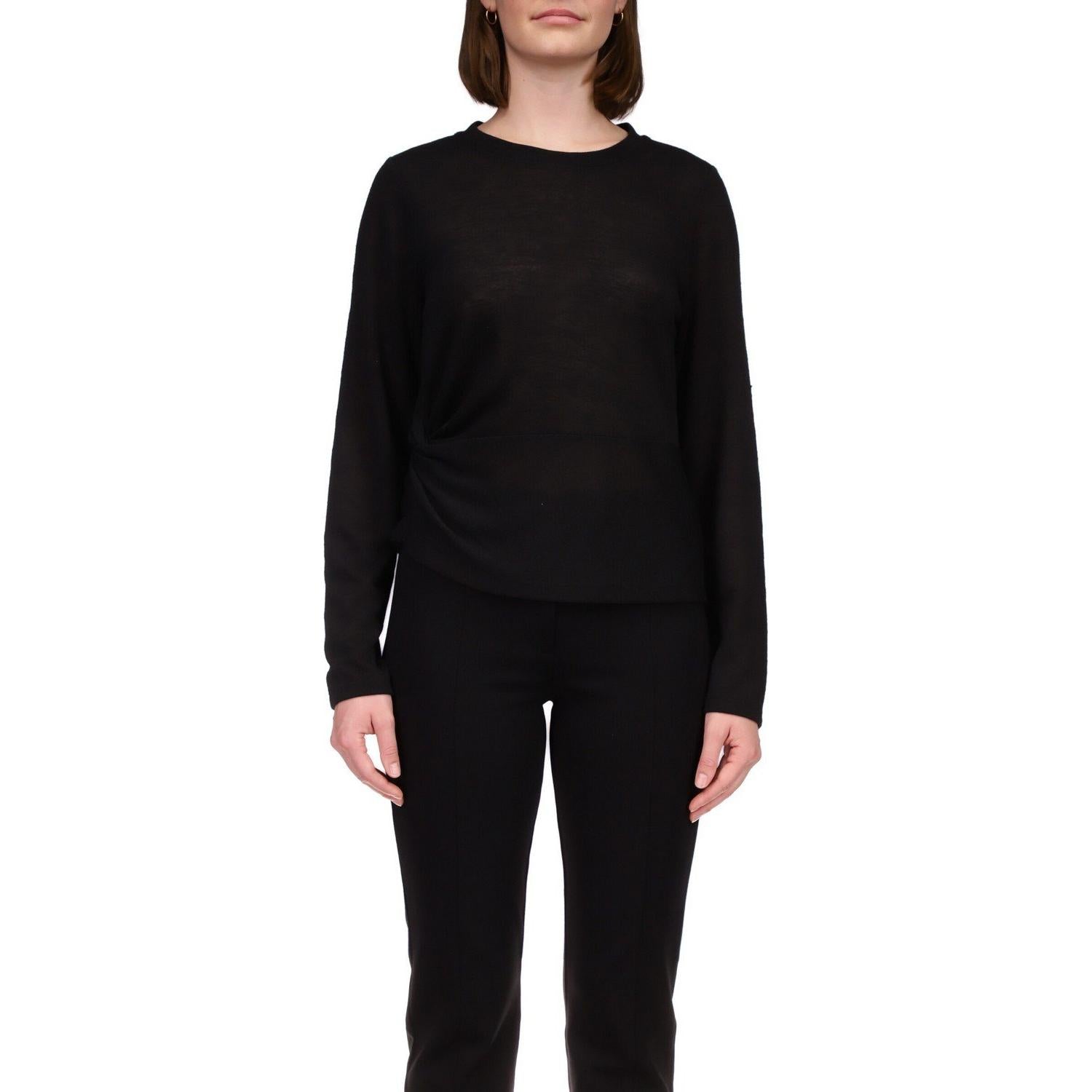 Sanctuary - Knot Your Business Top in Black-SQ7715085