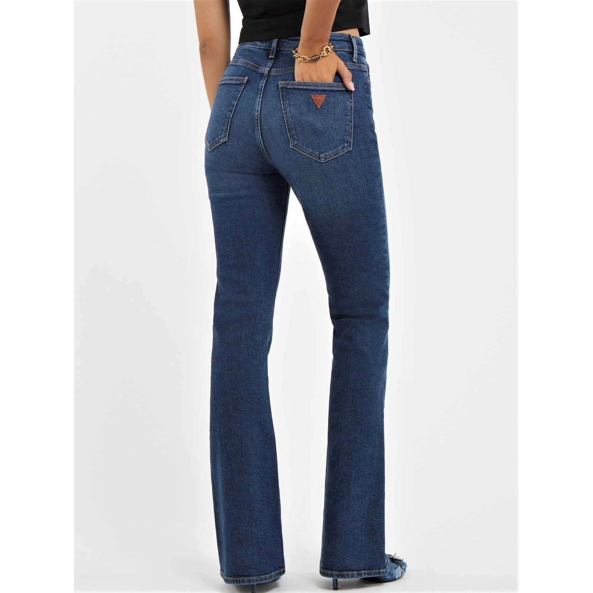 GUESS Women's Power Low Rise Stretch Skinny Fit Jean, Novak, 25 :  : Clothing, Shoes & Accessories