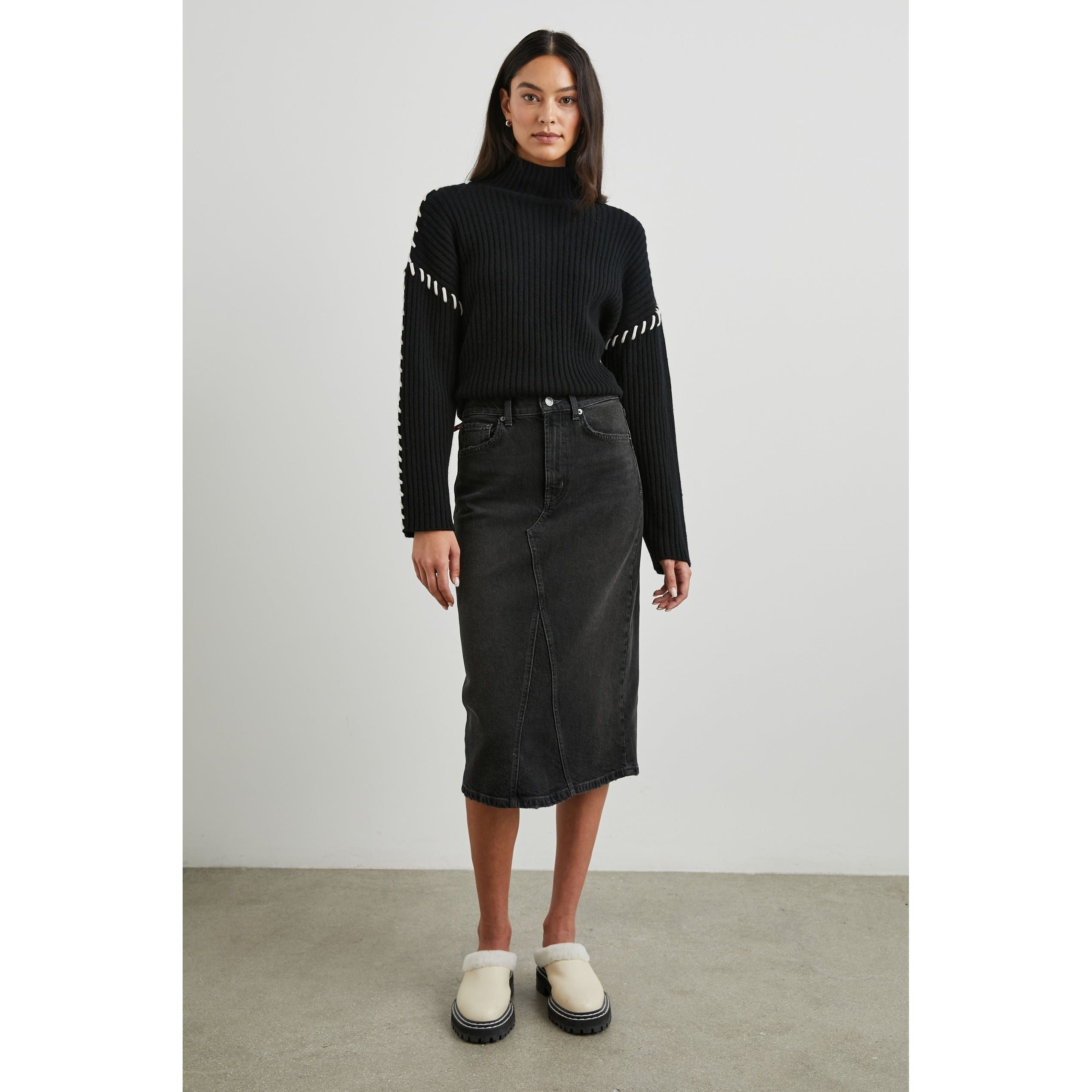 Rails - Highland Denim Skirt in Spellbound-SQ9922151