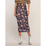 Heartoom - Sheridan Skirt in Navy Floral-SQ0028708