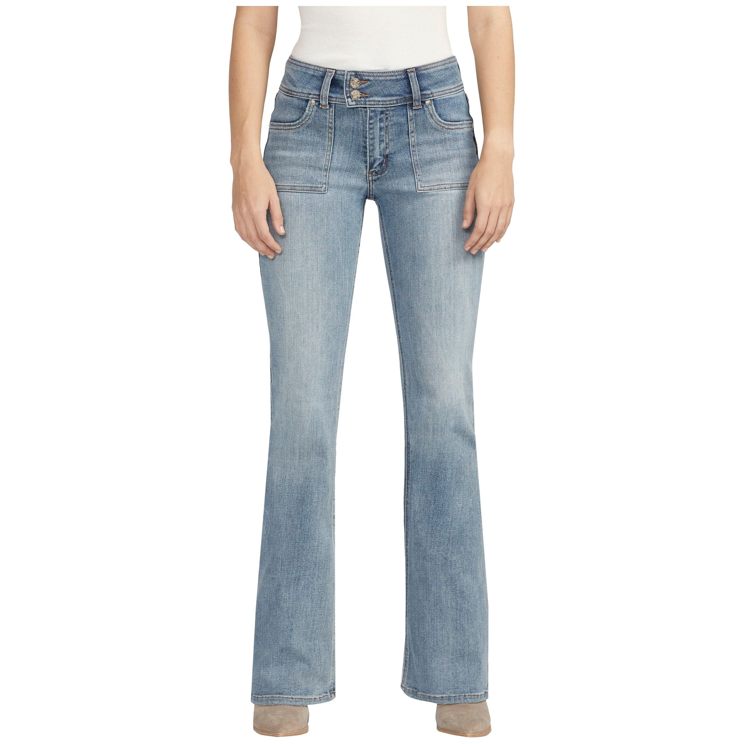 Silver Jeans - Be Low Flare in Light Indigo-SQ6006778