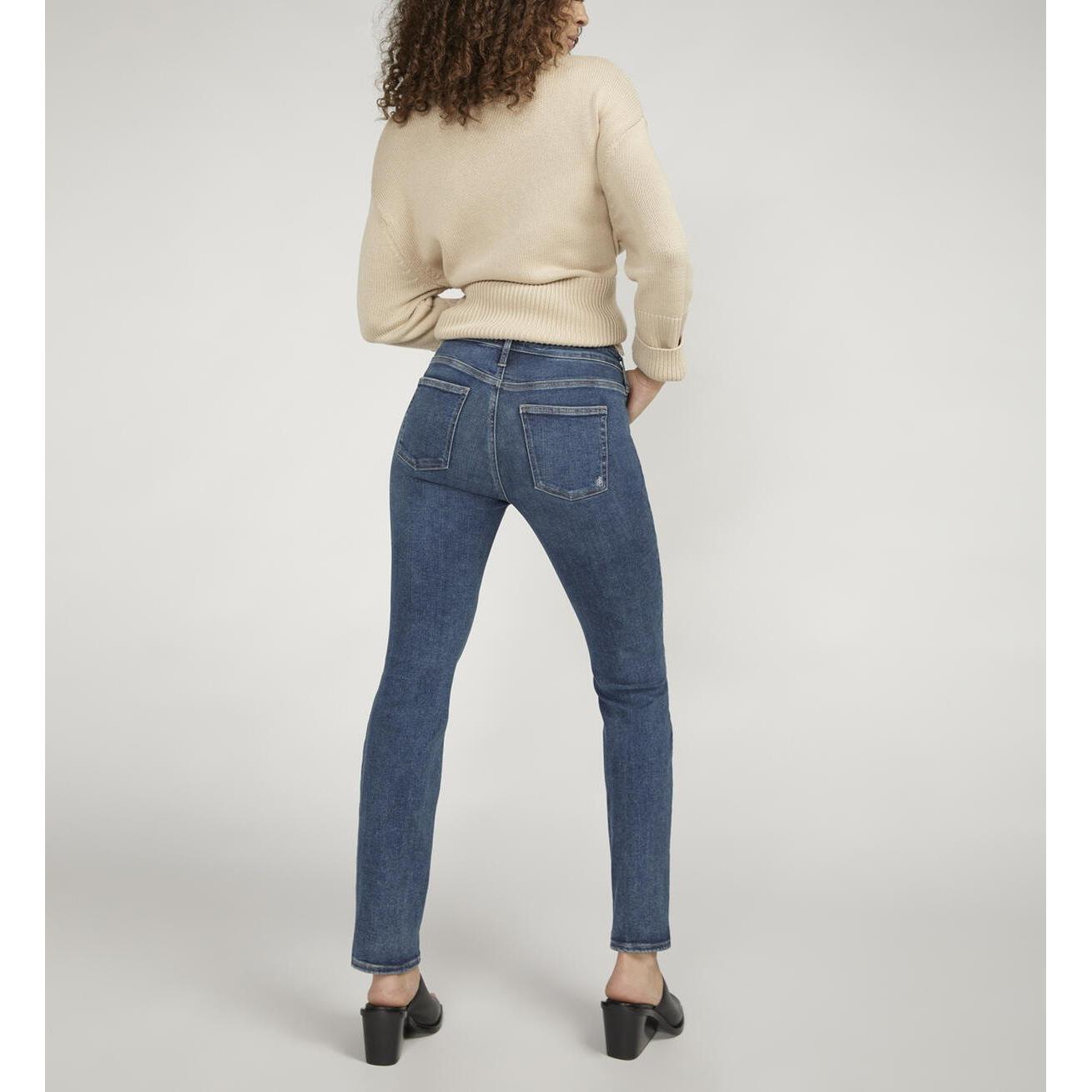 Silver Jeans - Infinite Fit Mid Rise Straight Leg Jeans-SQ4606881
