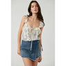 Free People - Take it Away Bodysuit in Ivory Combo-SQ9209360