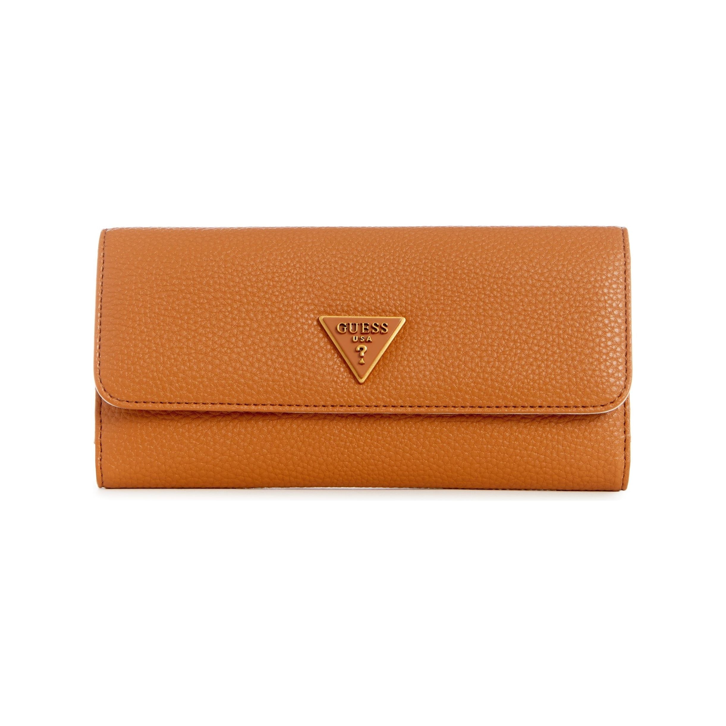 Guess - Becci Continental Zip Pouch in Cognac