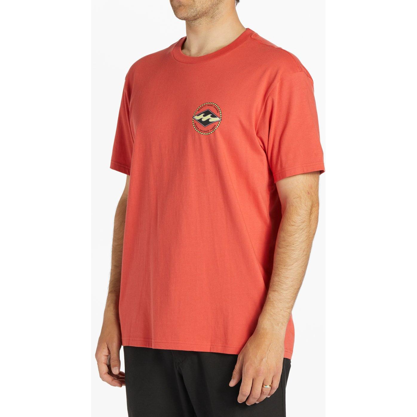Billabong - Rotor Diamond Short Sleeve T-Shirt in Coral-SQ2269041