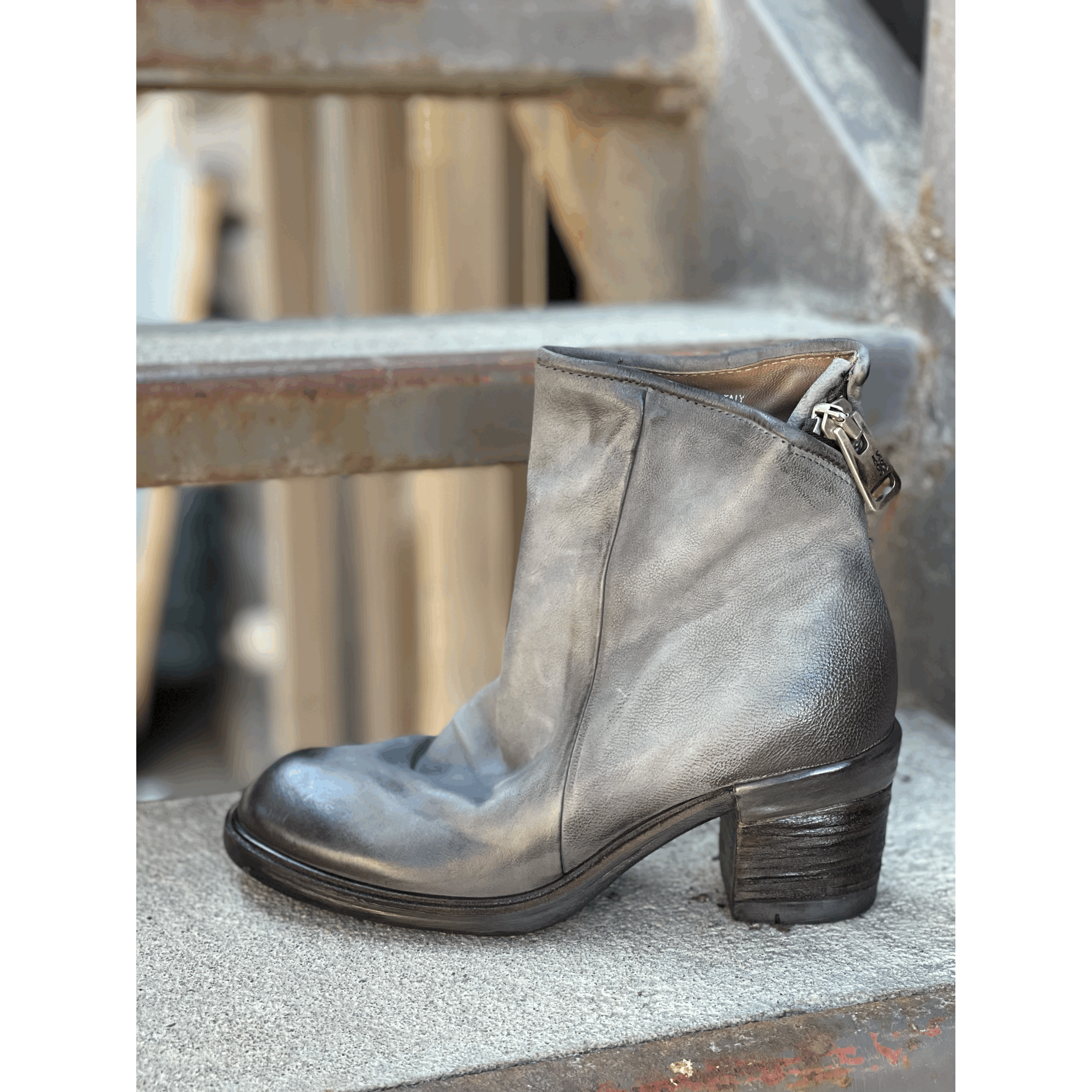AS98 - Mid Calf Boot in Smoke-SQ5234537